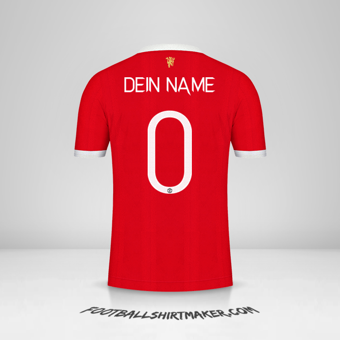 Trikot Manchester United 2021/2022 Cup -  dein name - 0
