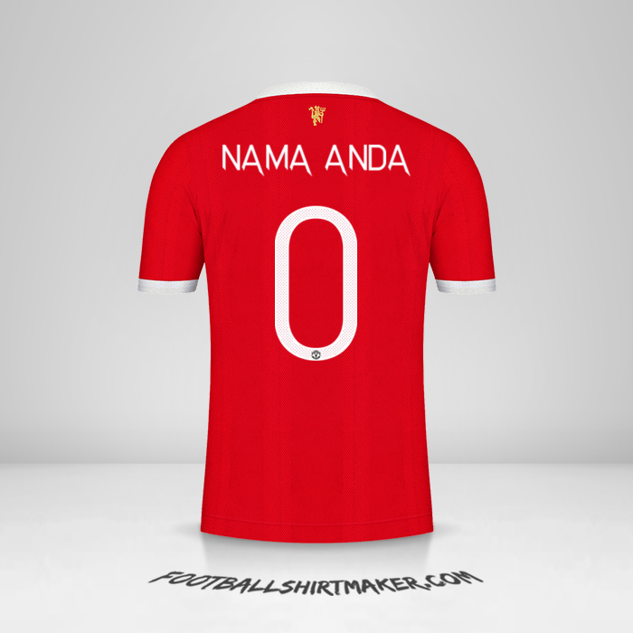 Jersey Manchester United 2021/2022 Cup -  nama anda - 0