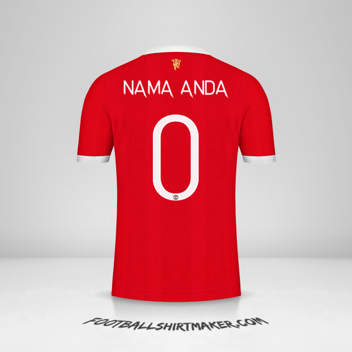 Jersey Manchester United Cup 2021/2022 -  nama anda - 0