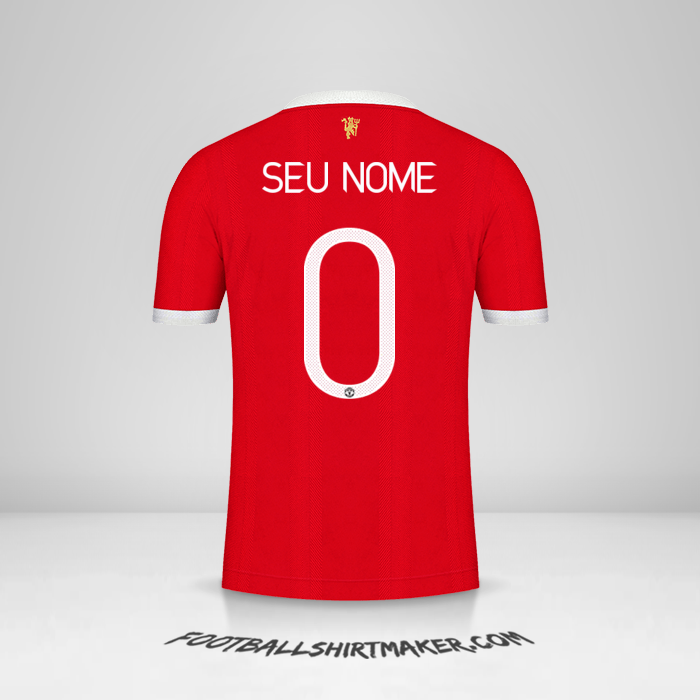 Camisa Manchester United Cup 2021/2022 -  seu nome - 0