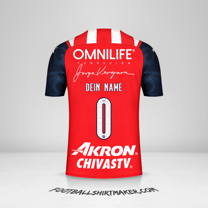 Trikot Guadalajara 2021/2022 -  dein name - 0