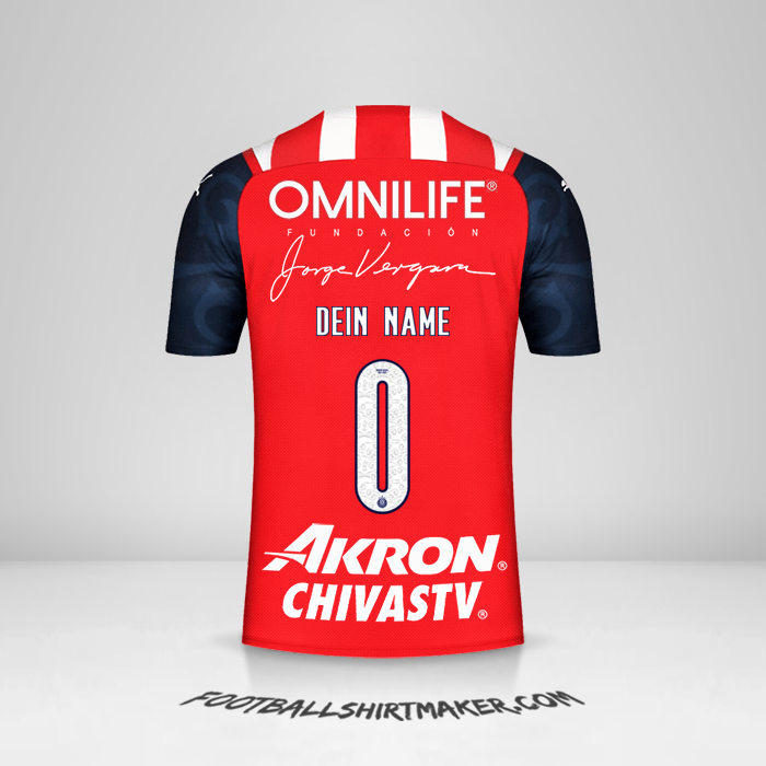 Trikot Guadalajara 2021/2022 -  dein name - 0