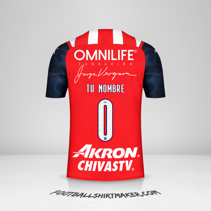 Camiseta Guadalajara 2021/2022 -  tu nombre - 0
