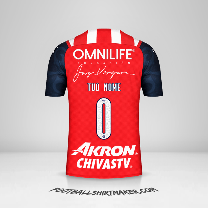 Maglia Guadalajara 2021/2022 -  tuo nome - 0