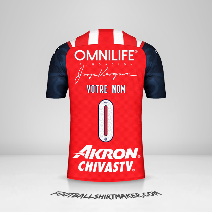 Maillot Guadalajara 2021/2022 -  votre nom - 0