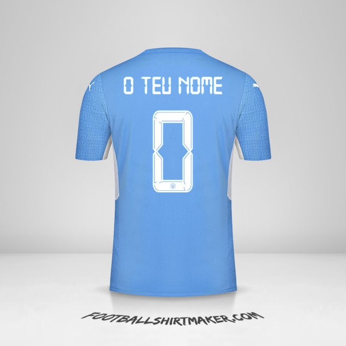 Camisola Manchester City Cup 2021/2022 -  o teu nome - 0