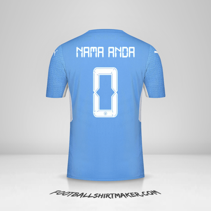 Jersey Manchester City Cup 2021/2022 -  nama anda - 0
