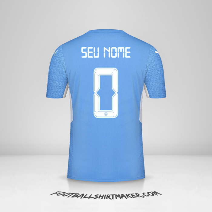 Camisa Manchester City Cup 2021/2022 -  seu nome - 0