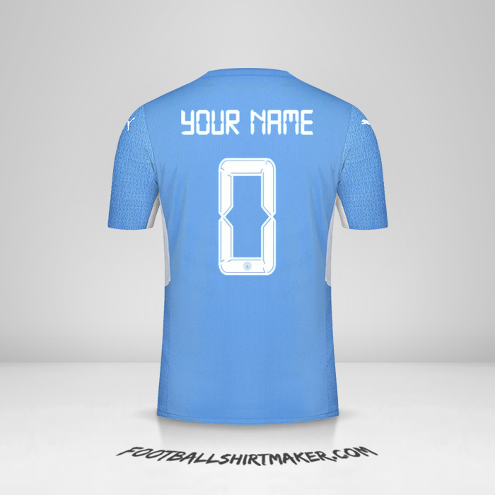 Jersey Manchester City 2021/2022 Cup -  your name - 0