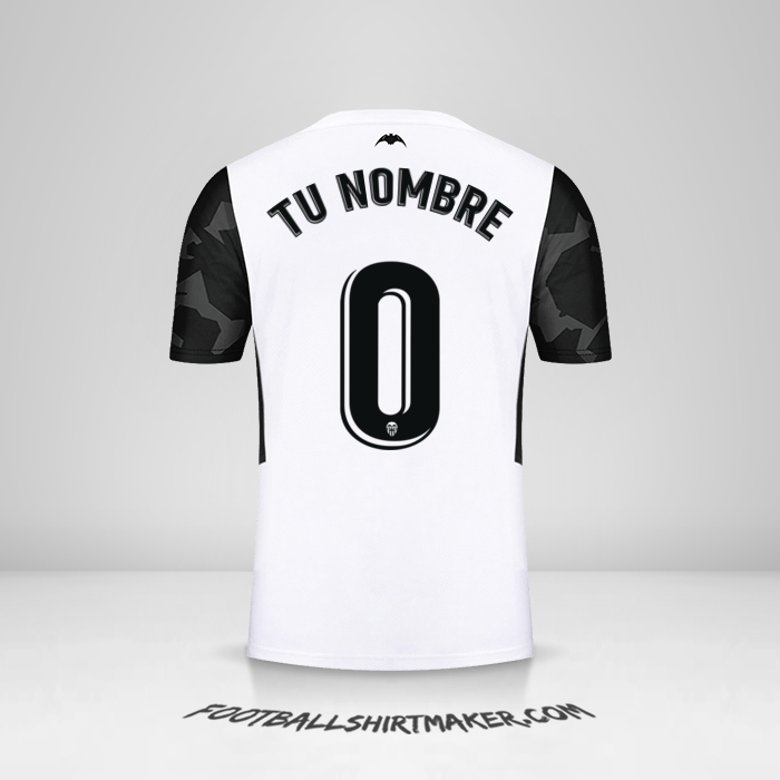 Camiseta Valencia CF 2021/2022 -  tu nombre - 0