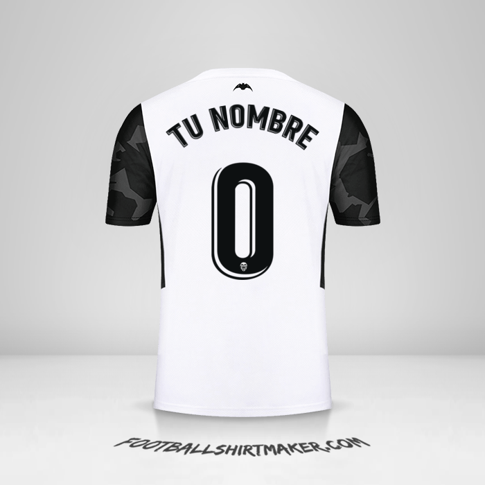 Camiseta Valencia CF 2021/2022 -  tu nombre - 0