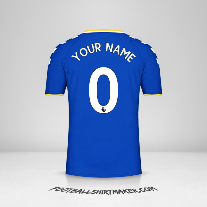 Shirt Everton FC 2021/2022 -  your name - 0