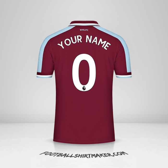 Jersey West Ham United FC 2021/2022 -  your name - 0