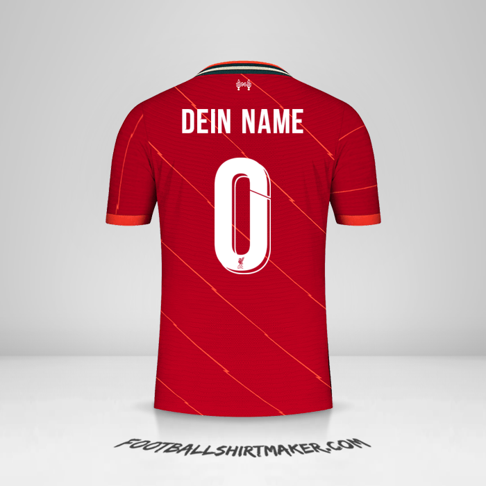 Trikot Liverpool FC 2021/2022 Cup -  dein name - 0