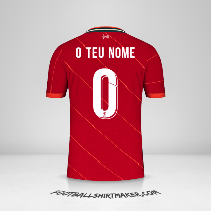 Camisola Liverpool FC 2021/2022 Cup -  o teu nome - 0