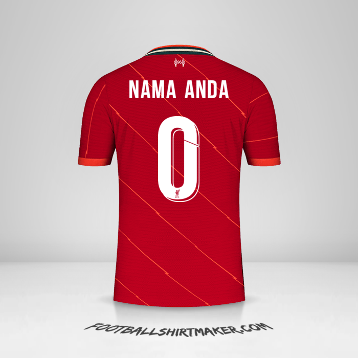 Jersey Liverpool FC 2021/2022 Cup -  nama anda - 0
