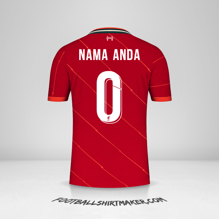 Jersey Liverpool FC Cup 2021/2022 -  nama anda - 0
