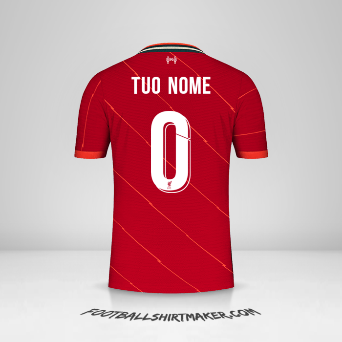 Maglia Liverpool FC Cup 2021/2022 -  tuo nome - 0