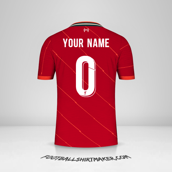 Shirt Liverpool FC 2021/2022 Cup -  your name - 0
