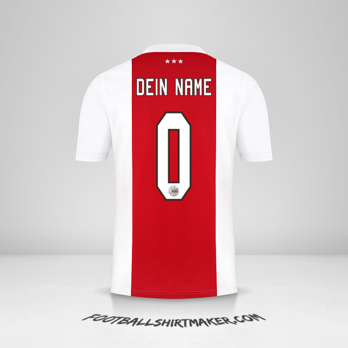 Trikot AFC Ajax 2021/2022 -  dein name - 0