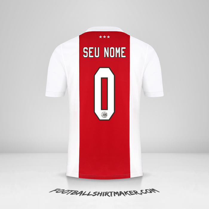 Camisa AFC Ajax 2021/2022 -  seu nome - 0