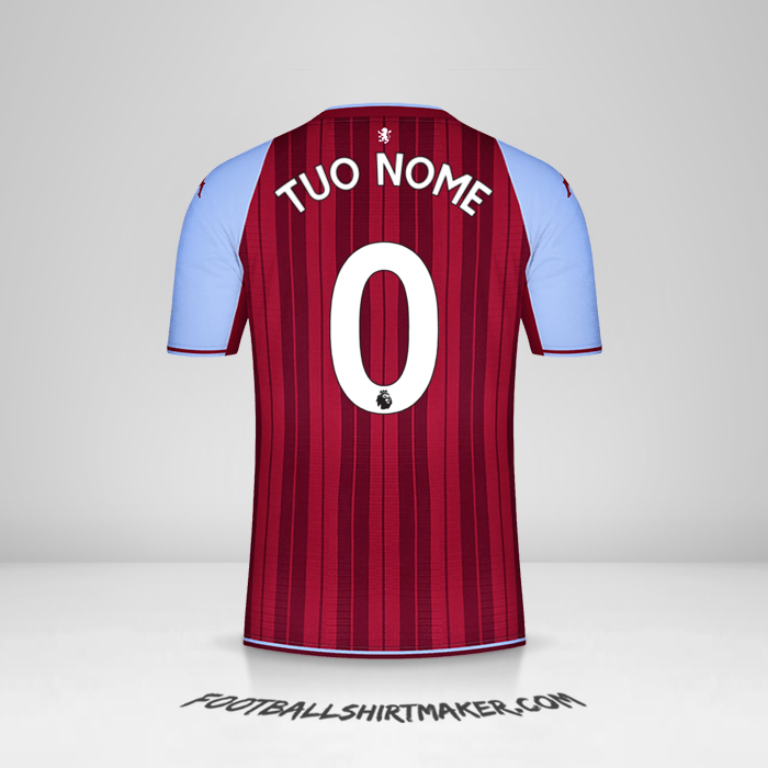 Maglia Aston Villa FC 2021/2022 -  tuo nome - 0