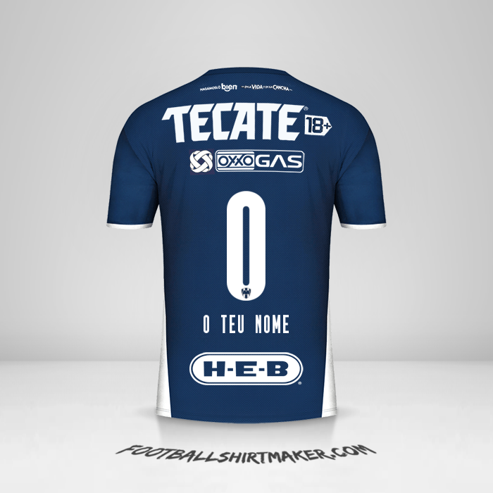 Camisola Monterrey 2021/2022 -  o teu nome - 0
