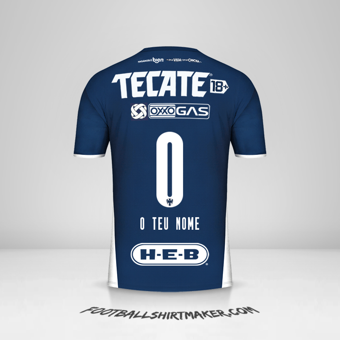 Camisola Monterrey 2021/2022 -  o teu nome - 0