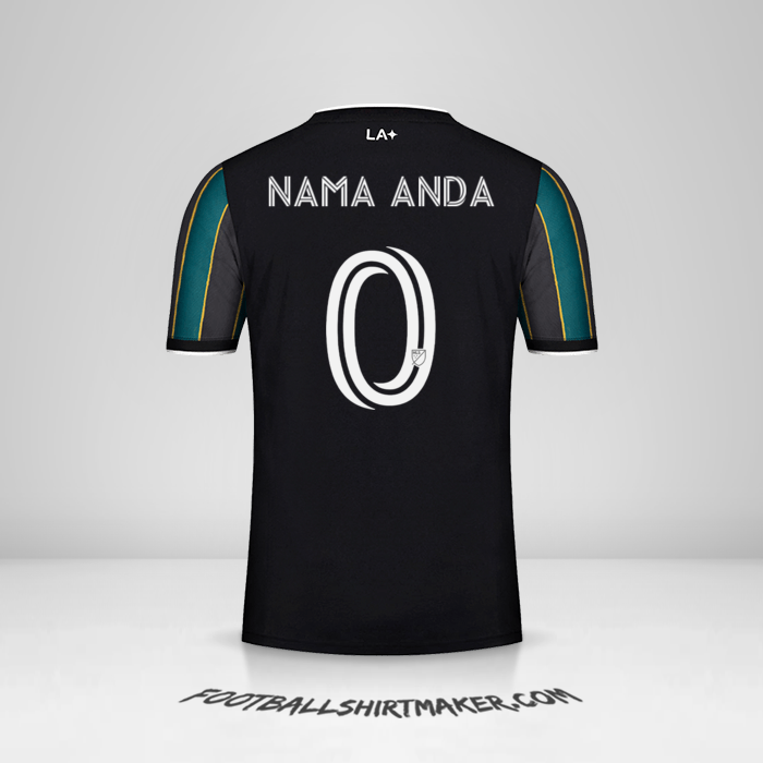 Jersey LA Galaxy 2021/2022 II -  nama anda - 0
