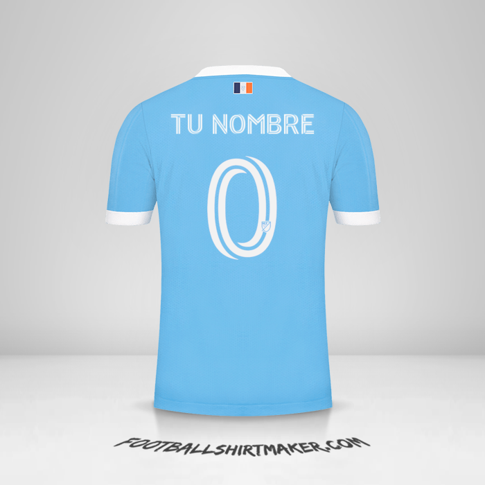 Jersey New York City FC 2021 -  tu nombre - 0