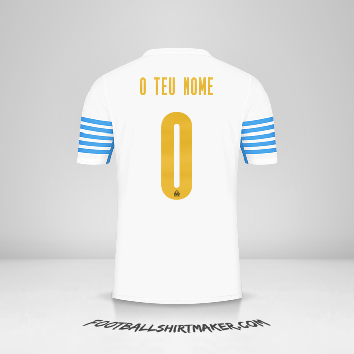 Camisola Olympique de Marseille Cup 2021/2022 -  o teu nome - 0