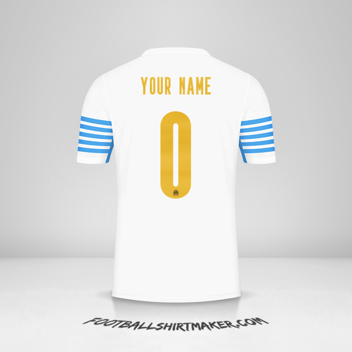 Jersey Olympique de Marseille 2021/2022 Cup -  your name - 0