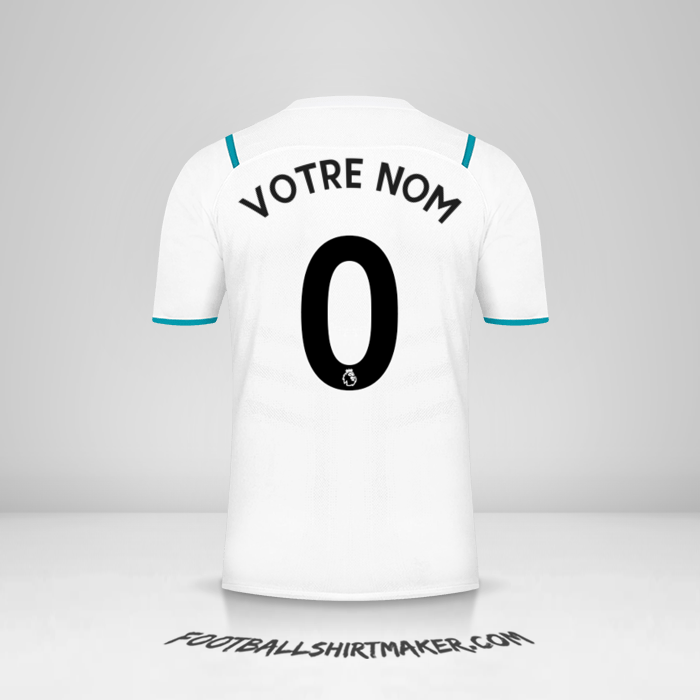 Maillot Manchester City 2021/2022 II -  votre nom - 0