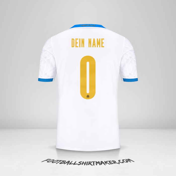 Trikot Olympique de Marseille 2020/21 Cup -  dein name - 0