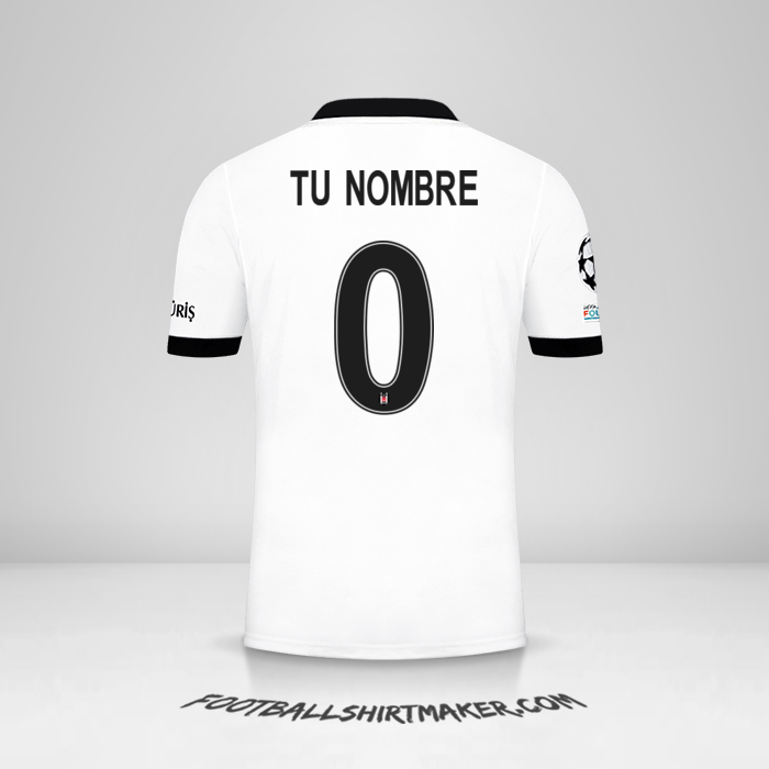 Camiseta Besiktas JK 2021/2022 Cup -  tu nombre - 0