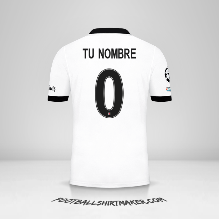 Camiseta Besiktas JK Cup 2021/2022 -  tu nombre - 0