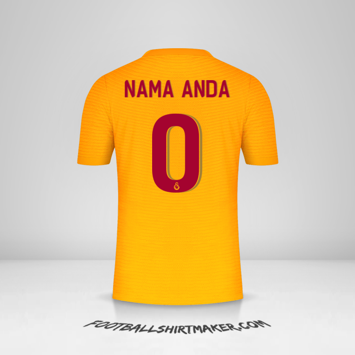 Jersey Galatasaray SK 2021/2022 Cup -  nama anda - 0