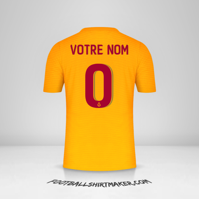 Maillot Galatasaray SK 2021/2022 Cup -  votre nom - 0