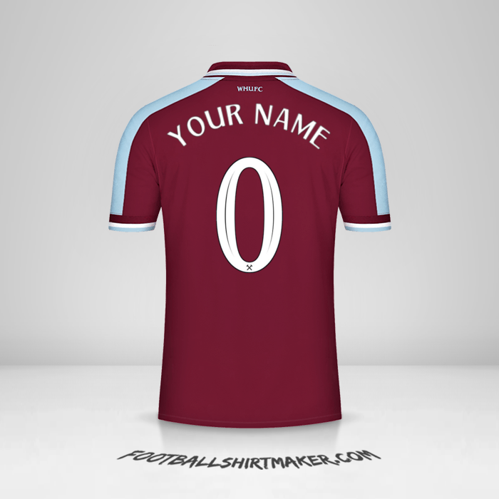 Shirt West Ham United FC 2021/2022 Cup -  your name - 0