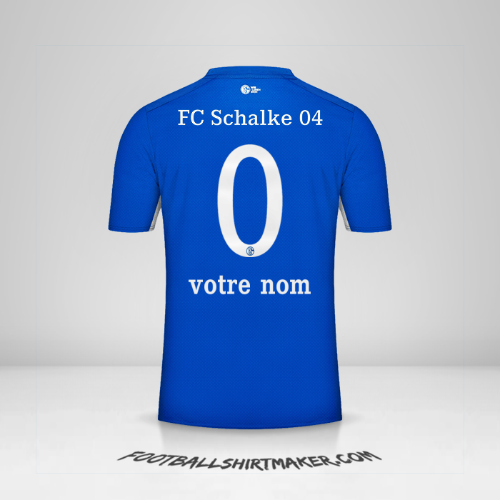 Maillot Schalke 04 2021/2022 -  votre nom - 0