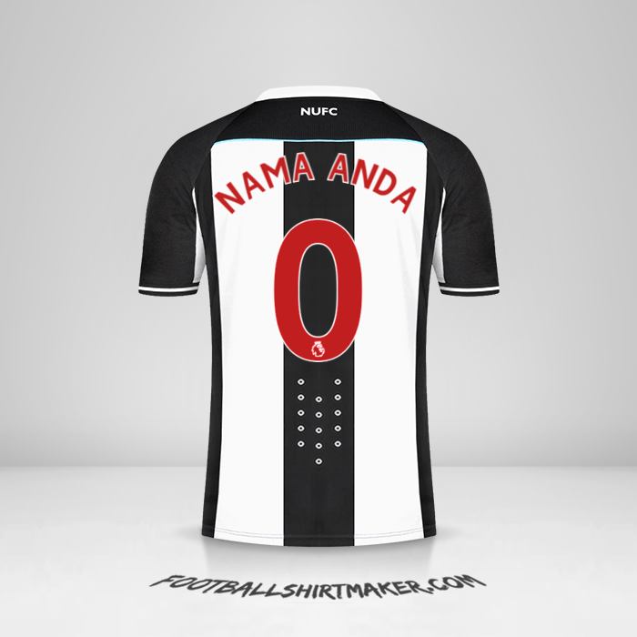 Jersey Newcastle United FC 2021/2022 -  nama anda - 0