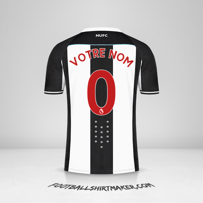 Maillot Newcastle United FC 2021/2022 -  votre nom - 0