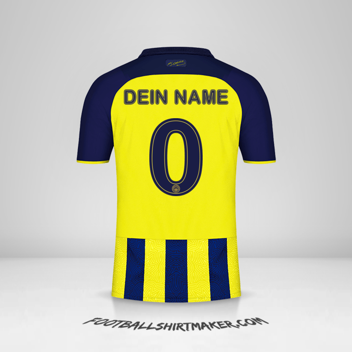 Trikot Fenerbahce SK Cup 2021/2022 -  dein name - 0