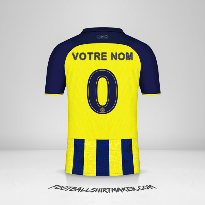 Maillot Fenerbahce SK Cup 2021/2022 -  votre nom - 0
