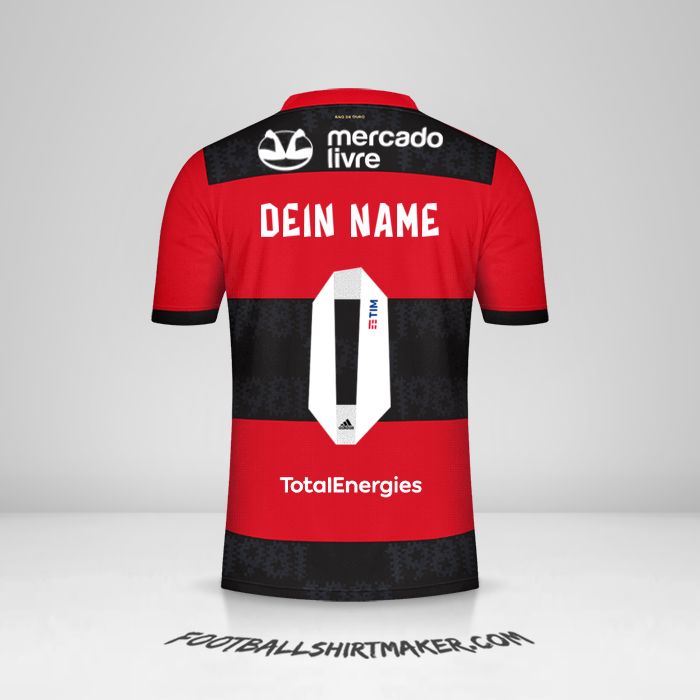 Trikot Flamengo 2021 -  dein name - 0