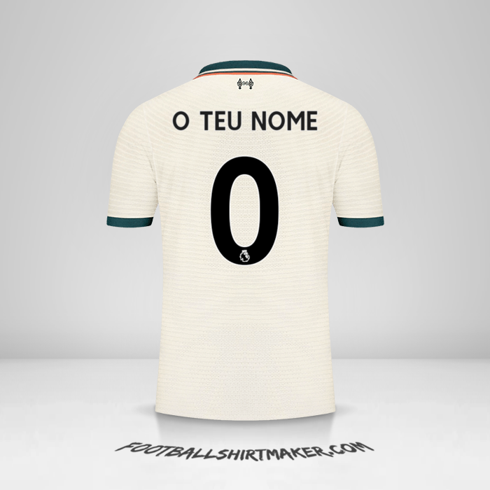 Camisola Liverpool FC 2021/2022 II -  o teu nome - 0