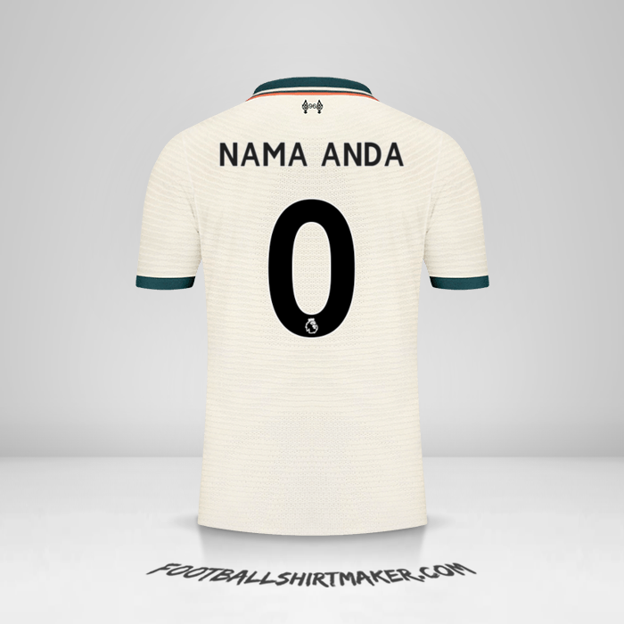 Jersey Liverpool FC 2021/2022 II -  nama anda - 0