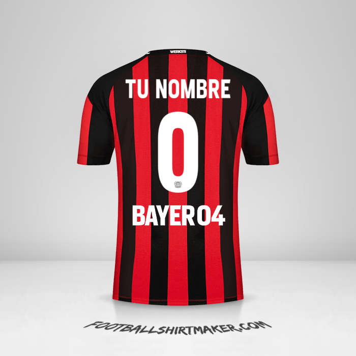 Camiseta Bayer 04 Leverkusen 2021/2022 -  tu nombre - 0