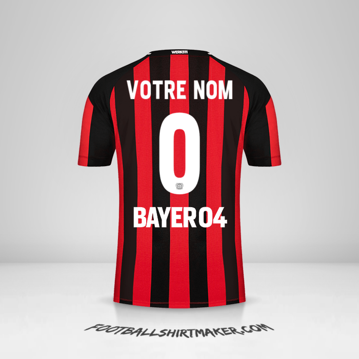Maillot Bayer 04 Leverkusen 2021/2022 -  votre nom - 0