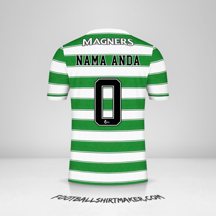 Jersey Celtic FC 2021/2022 -  nama anda - 0